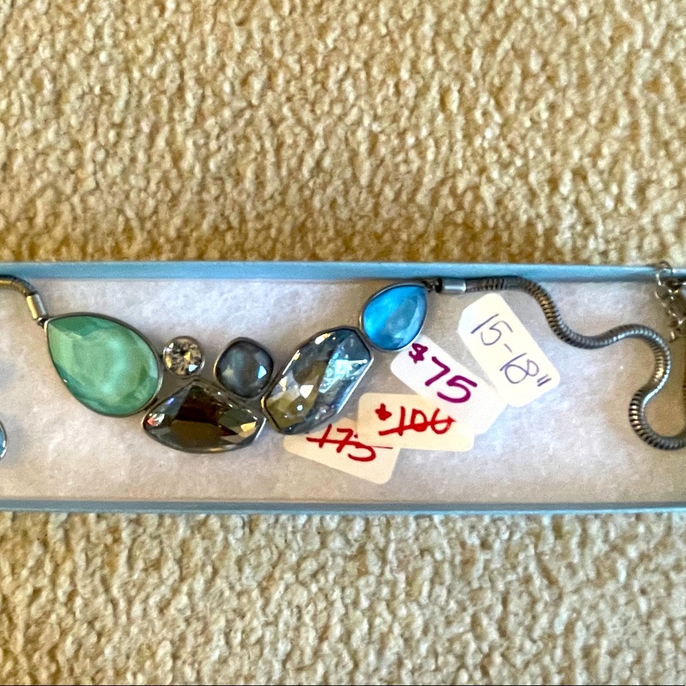 Statement Necklace with Swarovski Crystals